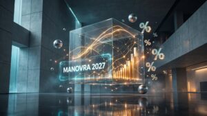 Palazzo Chigi e documenti di finanza pubblica, a rappresentare i lavori per la Manovra 2027.