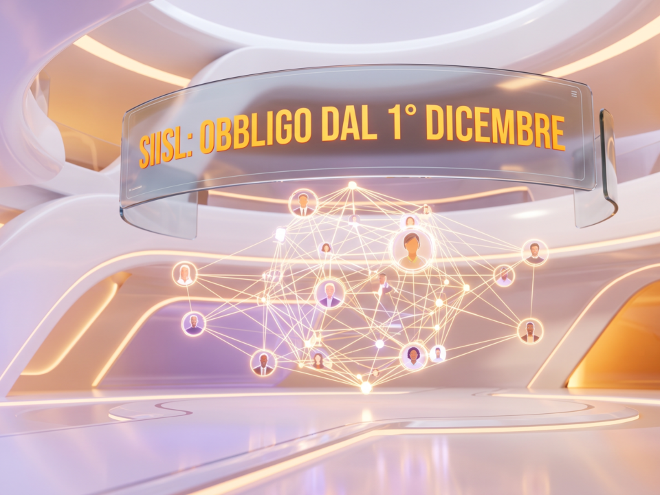 Uomo in giacca al computer, a simboleggiare l'inserimento delle offerte di lavoro sul portale SIISL per ottenere i bonus assunzione.