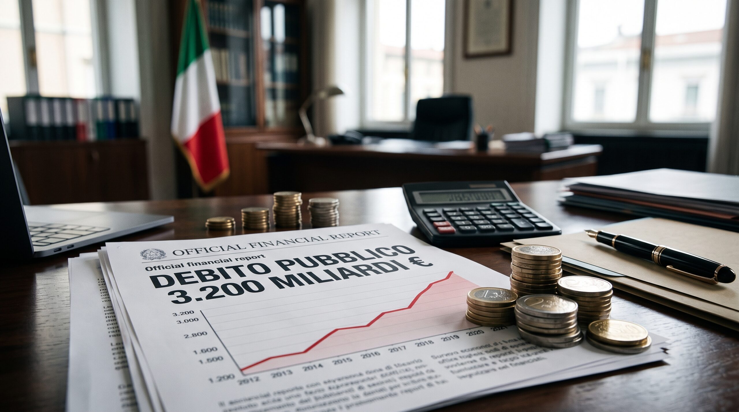 Finanza pubblica, debito sopra quota 3.200 miliardi e fabbisogno a 10,4 miliardi: l’allarme di Assoesercenti