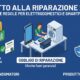 Tecnico che ripara la scheda madre di uno smartphone, a simboleggiare il nuovo diritto alla riparazione e l'estensione della garanzia nel Codice del Consumo.