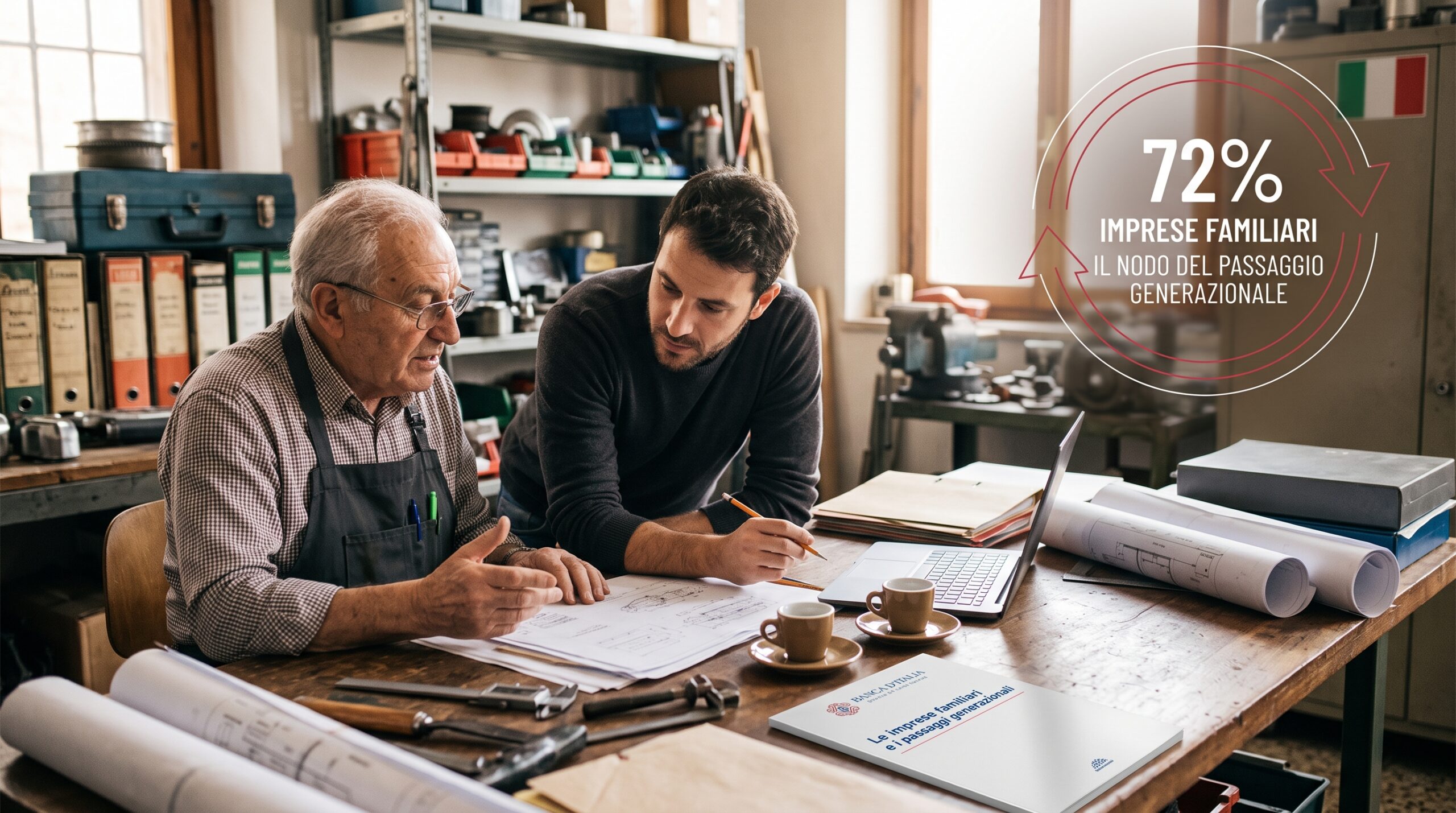 Imprese familiari, allarme ricambio generazionale: a rischio il futuro di migliaia di PMI